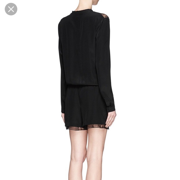 Maje Black Silk Short Jumper - Picture 2 of 6